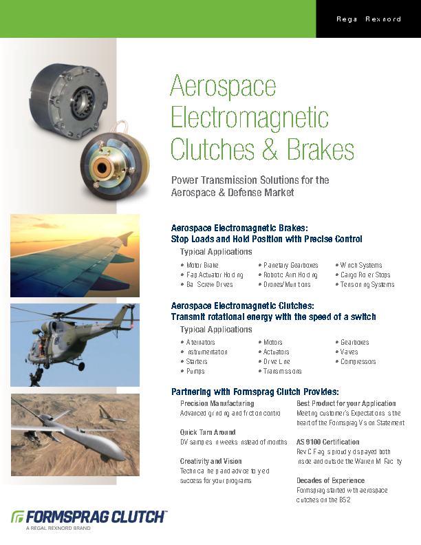 Aerospace Electromagnetic Clutches & Brakes