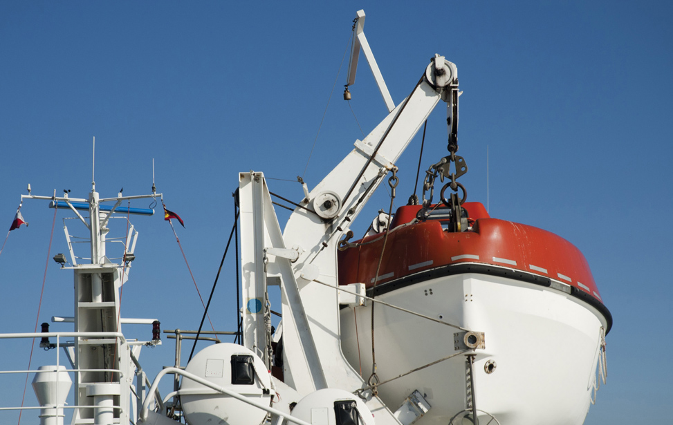 Navy Destroyer Lifeboat Davits