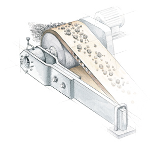 Conveyor Holdback Drawing