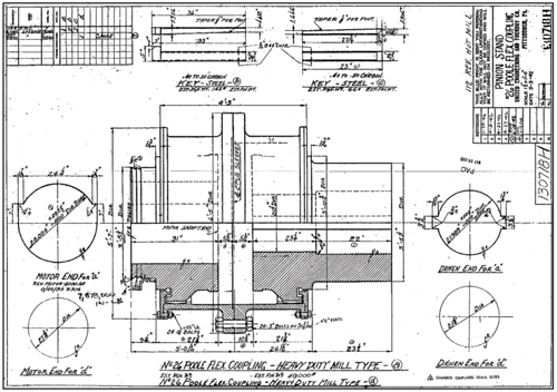 Rolling Mill Old Drawing